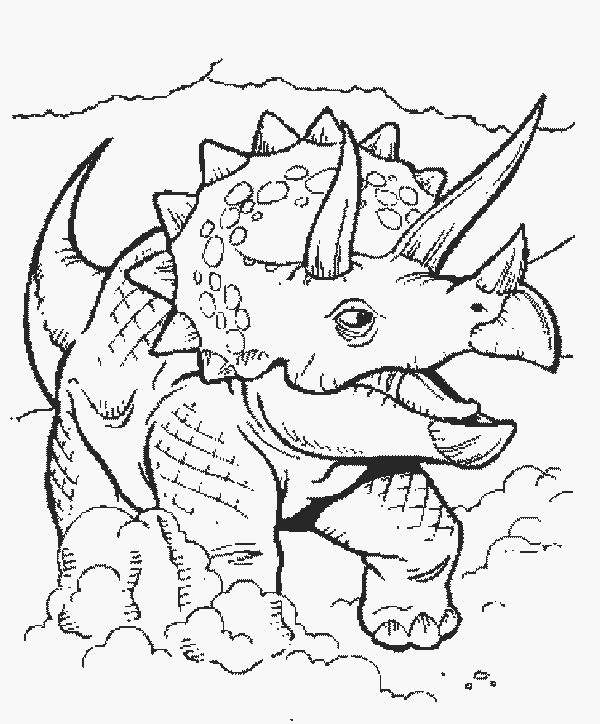 Dinosaur Coloring Pages 8